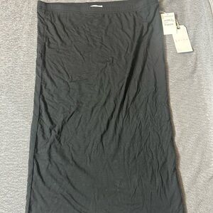 Leith SUPER SOFT & STRETCHY black skirt in‎ XL from Nordstrom